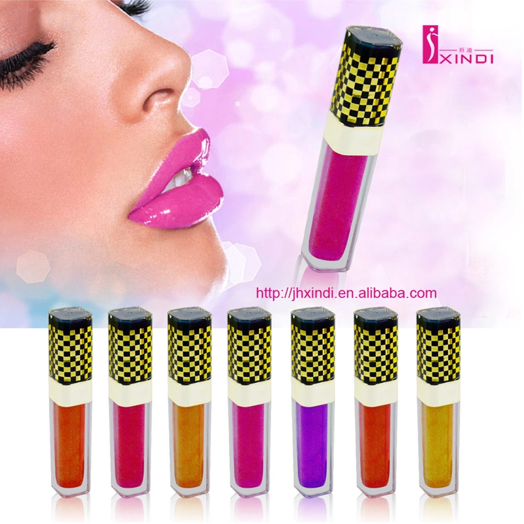 Quality Waterproof Lipgloss with Heat Transfer Printing Cap