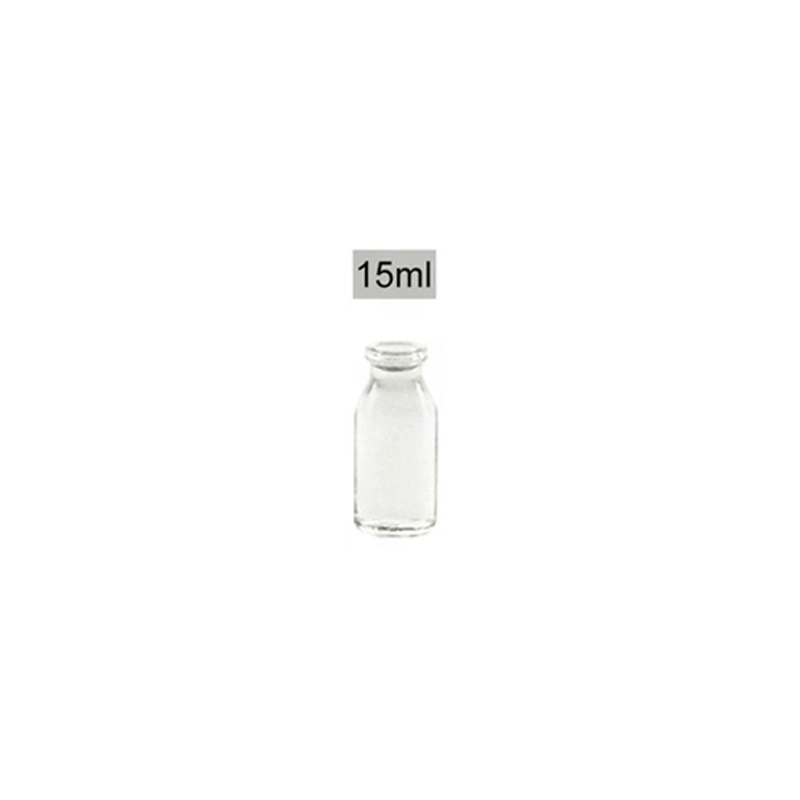 CE Approved 7ml-100ml Pharmaceutical Moulded Clear/Amber Glass Injection Infusion Vial/Bottle (USP Type I, II, III)